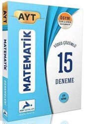 PRF Yayınları AYT Matematik Video Çözümlü 15 Deneme - Paraf Yayınları