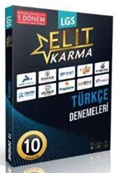 PRF Yayınları Elit Karma 8. Sınıf Türkçe 10 Lu Deneme 1. Dönem - Paraf Yayınları