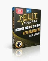 PRF Yayınları Elit Karma AYT Fen Bilimleri Denemeleri - Paraf Yayınları