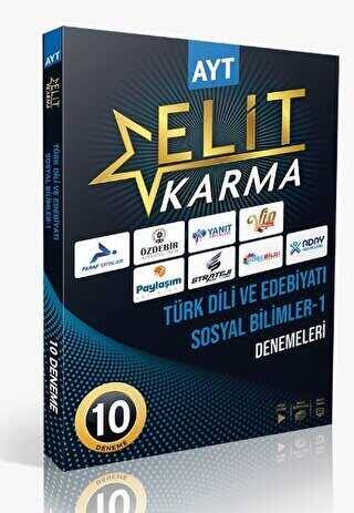 PRF Yayınları Elit Karma Ayt Türk Dili Ve Edebiyatı Sosyal Bilimler 1-10 Branş Deneme - 1