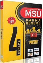 PRF Yayınları MSÜ 4 Fasikül Karma Deneme - Paraf Yayınları