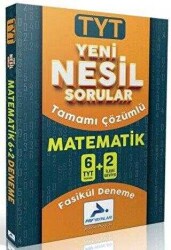 PRF Yayınları TYT Matematik Yeni Nesil Sorular Tamamı Çözümlü 6+2 Fasikül Deneme - Paraf Yayınları