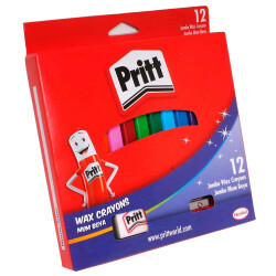 Pritt Mum Boya Jumbo Silinebilir Üçgen 12 Lİ 1655739 - Pritt