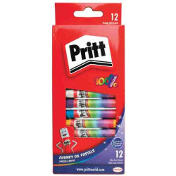 Pritt Pastel Boya Karton Kutu 12 Renk - Pritt