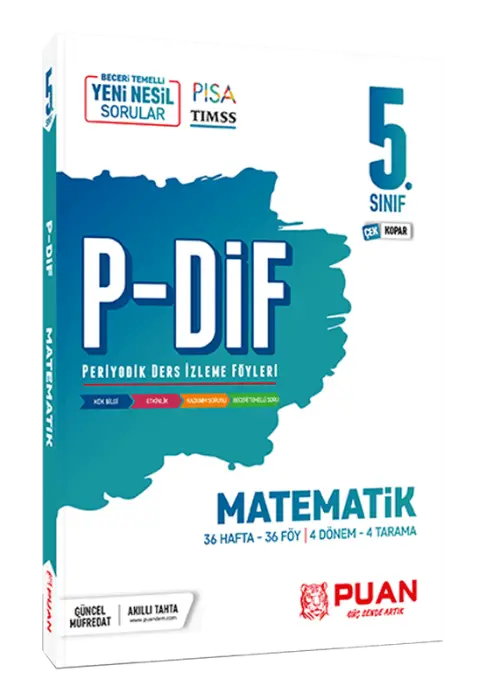 Puan Yayınları 5. Sınıf Matematik PDİF Konu Anlatım Föyleri - 1