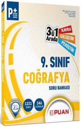 Puan Yayınları 9. Sınıf Coğrafya 3 ü 1 Arada Soru Bankası - Puan Yayınları