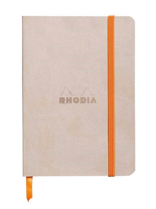 Rhodia Boutique Rodiarama A6 Çizgili Defter Bej Yumuşak Kapak - 1