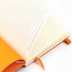 Rhodia Boutique Rodiarama A6 Çizgili Defter Bej Yumuşak Kapak - 2