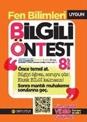 Sadık Uygun Yayınları 8. Sınıf Bilgili Ön Test Fen Bilimleri - Sadık Uygun Yayınları