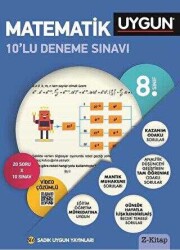 Sadık Uygun Yayınları 8. Sınıf Matematik 10`lu Deneme Sınavı - Sadık Uygun Yayınları