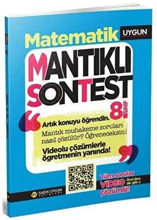 Sadık Uygun Yayınları 8. Sınıf Matematik Mantıklı Son Test Soru Bankası - 1