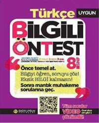 Sadık Uygun Yayınları 8. Sınıf Türkçe Bilgili Ön Test - Sadık Uygun Yayınları