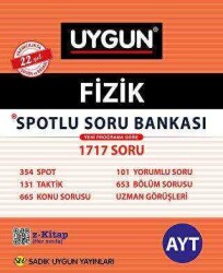 Sadık Uygun Yayınları AYT Fizik Spotlu Soru Bankası - Sadık Uygun Yayınları