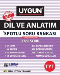 Sadık Uygun Yayınları TYT Dil ve Anlatım Spotlu Soru Bankası - Sadık Uygun Yayınları