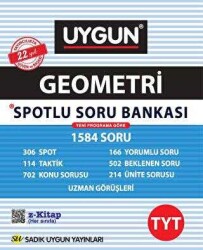 Sadık Uygun Yayınları TYT Geometri Spotlu Soru Bankası - Sadık Uygun Yayınları