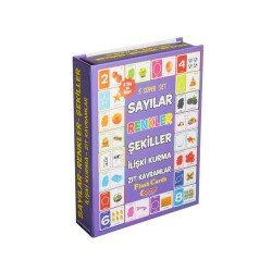 Sayılar Renkler Şekiller İlişki Kurma Zıt Kavramlar Kartları Dıytoy - Diytoy