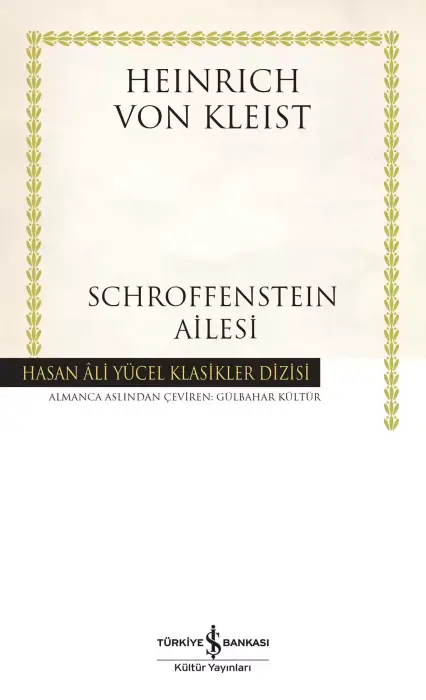 Schroffensteın Ailesi İş Bankası Kültür Yayınları - 1