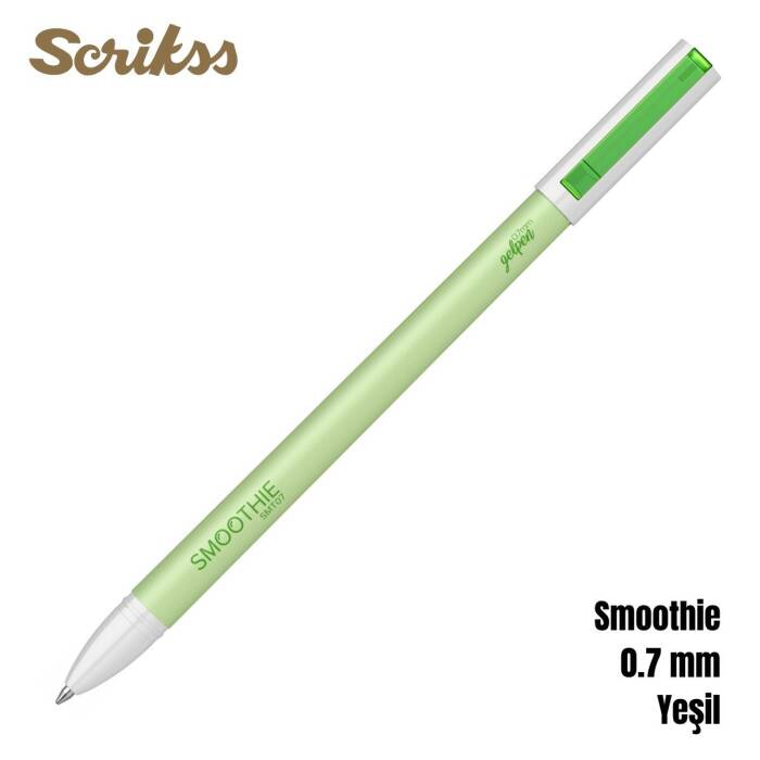 Scrikss Smoothie Jel Kalem 0.7 Mm Yeşil - 1