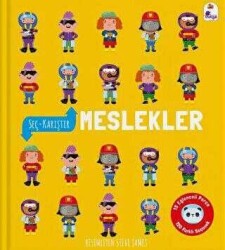 Seç - Karıştır: Meslekler (15 Eğlenceli Parça, 120 Farklı Seçenek) (Ciltli) - İndigo Yayınları