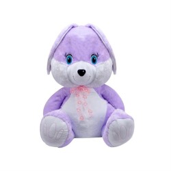 Selay Toys Peluş Tavşan Oyuncak 58 cm Lila 1273 - Selay Oyuncak