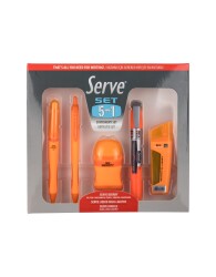 Serve Kırtasiye Seti 0.7 MM Turuncu 5 Li - Serve