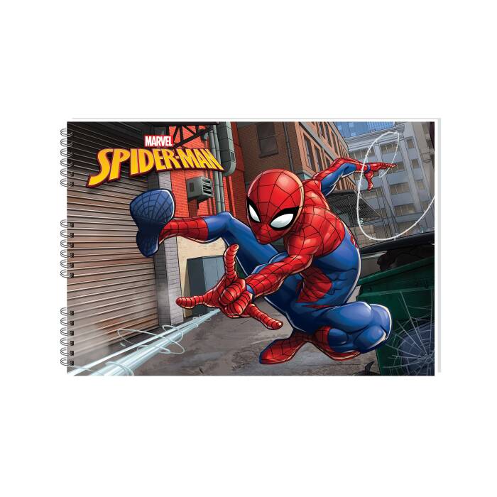 Spider Man 15 Yaprak Resim Defteri Keskin Color - 3