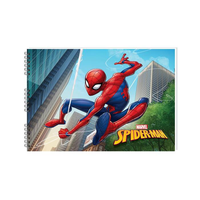 Spider Man 15 Yaprak Resim Defteri Keskin Color - 4