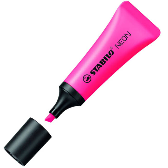 Stabilo Fosforlu Kalem Neon Pembe 72/56 - 1