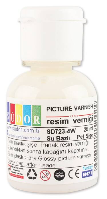 Südor Resim Verniği Su Bazlı 25 ml - 1