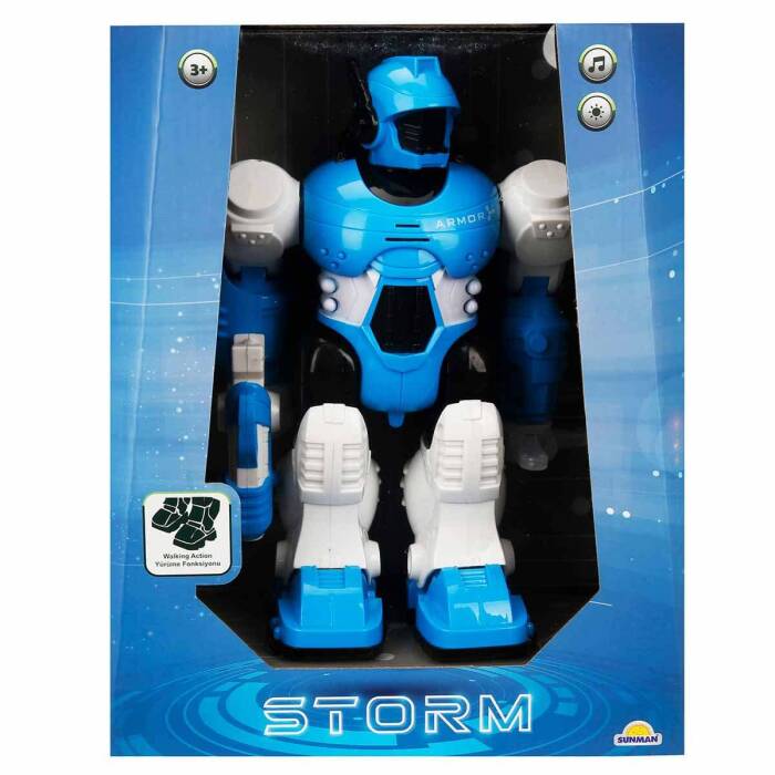 Sunman Oyuncak Storm Brave Sesli ve Işıklı Robot 25 cm - 4