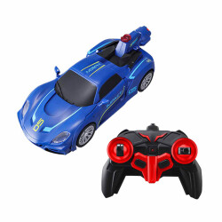 Sunman Oyuncak Transforming Robot Racer Uzaktan Kumandalı Sesli ve Işıklı Robotlar 00090654 - 3