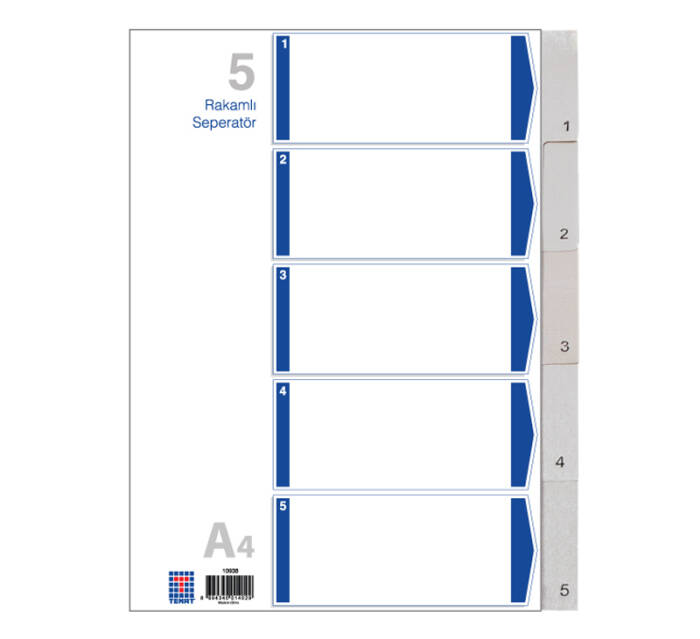 Temat 1-5 Rakamlı Seperatör 9252755 - 1