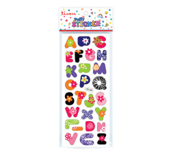 Ticon Puffy Sticker (Harf) - Ticon