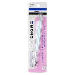 Tombow Versatil Kalem Mono Graph Pastel 0.5 Mm Blisterli Buz Mavi - Tombow