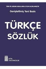 Türkçe Sözlük Plastik Kapak Ata Yayıncılık - 1