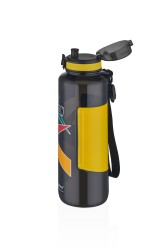 Uzspace Tritan 1200 Ml Water Bottle Black - 2