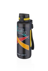 Uzspace Tritan 1200 Ml Water Bottle Black - Uzspace