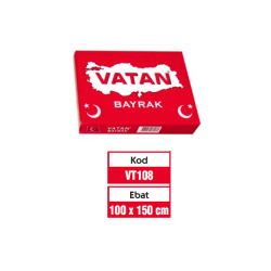 Vatan Bez Bayrak Türk %100 Polyester 100x150 - Vatan Bayrak