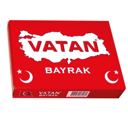 Vatan Masa Bayrağı Polyester 20x30 VT101 - Vatan Bayrak