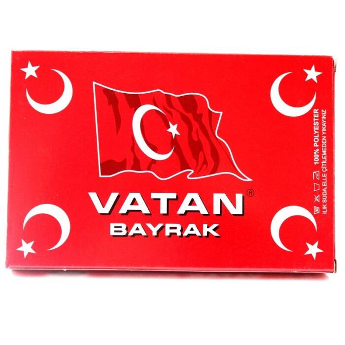 Vatan Masa Bayrağı Türk %100 Polyester 30x45 - 1