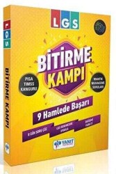 Yanıt Yayınları 8. Sınıf LGS Bitirme Kampı 9 Hamlede Başarı - Yanıt Yayınları