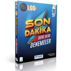 Yanıt Yayınları 8. Sınıf LGS Tüm Dersler Son Dakika Ders Ders Denemeleri - Yanıt Yayınları