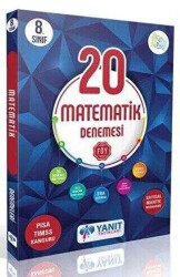 Yanıt Yayınları Yanıt 8. Sınıf Çözümlü 20 Matematik Branş Denemesi - Yanıt Yayınları