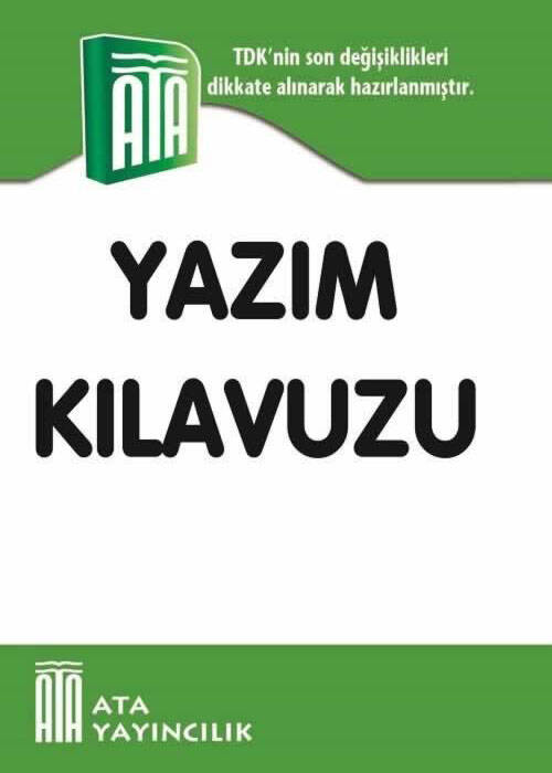 Yazım Kılavuzu Karton Kapak Ata Yayıncılık - 2