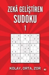 Zeka Geliştiren Sudoku 1 Ramazan Oktay Beyaz Balina Yayınları - Beyaz Balina